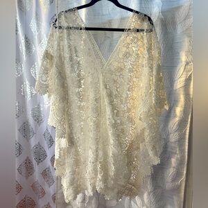 Yumi Kim White Elegant Swimsuit Cover